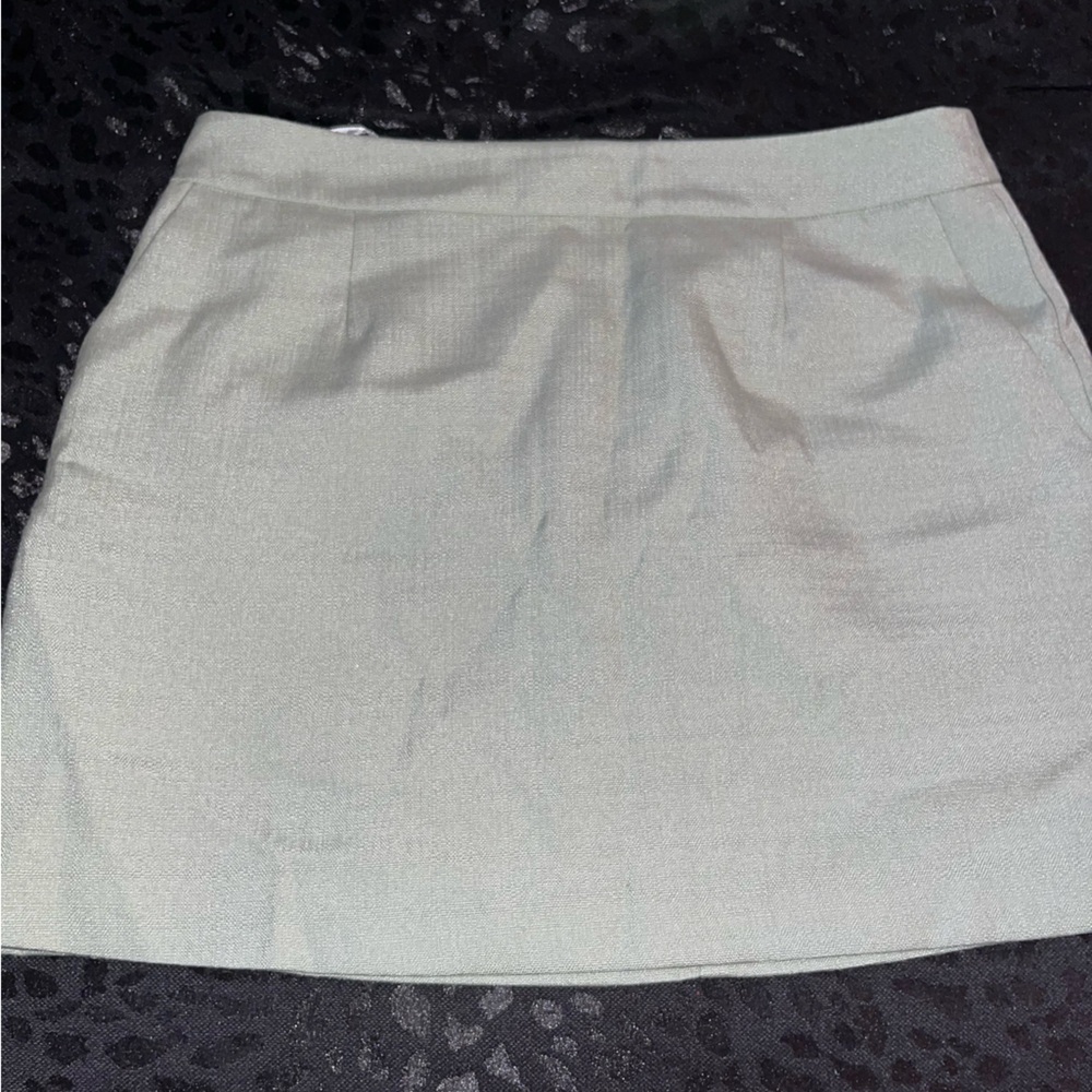 Light Green Mini Skirt